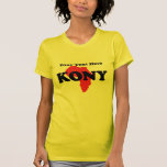 Pare Kony 2012 camisetas