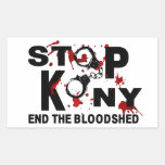 Pare Kony. Termine la matanza Etiqueta