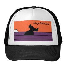 Pare la caza de ballenas gorros bordados