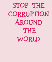 PARE LA CORRUPCIÓN EN TODO EL MUNDO CAMISETAS