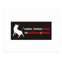 ¡Pare la lucha de Bull! Tarjetas Postales