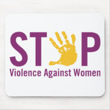 Pare la violencia contra mujeres tapetes de ratón