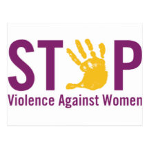 Pare la violencia contra mujeres tarjetas postales