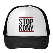 "Pare las camisetas de Kony" (camisetas) y los gor