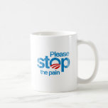 Pare por favor el dolor Faded.png Taza De Café