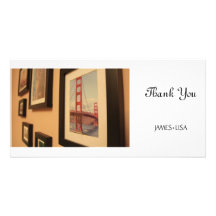 Pared capítulo del arte tarjetas con fotos personalizadas