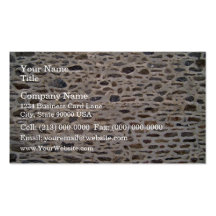 Pared de piedra con el modelo irregular plantilla de tarjeta de negocio