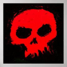 Pared del cráneo de Skully Impresiones