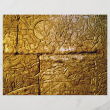 Pared interior en el fuerte de Qaitbay, Alexandría Tarjeta Publicitaria