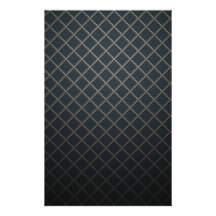 pared negra del oro papeleria de diseño