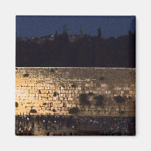 Pared occidental en la oscuridad imanes para frigoríficos