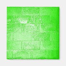 Pared verde. Digitaces Art. Imán Para Frigorifico