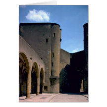 Paredes y puerta, Metz, Francia de la ciudad Tarjetas