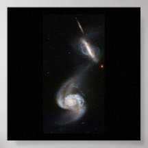Pares Arp 87 de la galaxia Impresiones