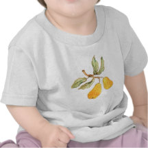 Pares bonitos de la pera camisetas
