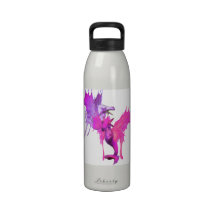 Pares de botella de agua de los dragones