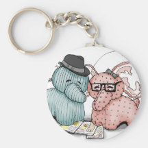 Pares de Hellephant del inconformista Llaveros Personalizados