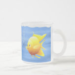 Pares de los pescados del oro tazas