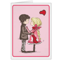 Pares del amor tarjetas