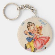 Pares del baile llaveros personalizados
