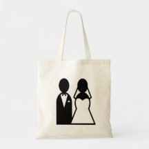 Pares del boda del icono bolsa de mano