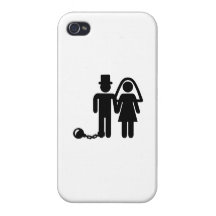 Pares del boda iPhone 4 carcasas