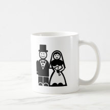 Pares del boda tazas