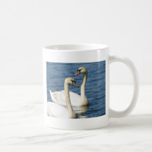 Pares del cisne tazas