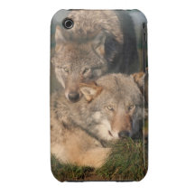 pares del lobo Case-Mate iPhone 3 protector