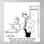 Pares del prestamista de piezas privadas impresiones