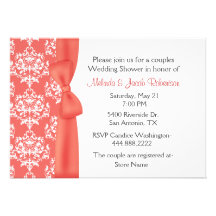 Pares elegantes del damasco que casan la invitació