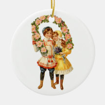 Pares jovenes ornamentos de reyes