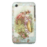 Pares románticos del francés de Marie Antonieta iPhone 3 Protectores