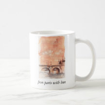 PARÍS BONJOUR TAZAS DE CAFÉ