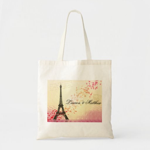 París en amor - torre Eiffel Bolsas