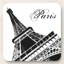 París, los prácticos de costa de la torre Eiffel Posavasos De Bebidas