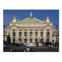 París - Op�ra nacional - Postal