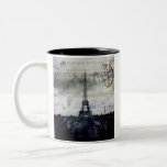 París texturizada en lavanda tazas de café