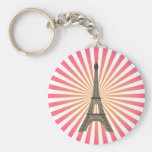 París: Torre Eiffel: Dibujo del vector: Llavero