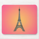 París: Torre Eiffel: Dibujo del vector: Mousepad Tapete De Ratón