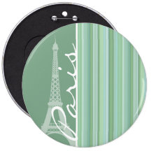 París; Torre Eiffel; Seafoam, verde salvia Pins