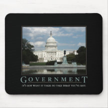 Parodia Mousepad del gobierno Tapetes De Ratones