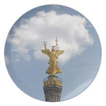 Parque Berlín Alemania de Tiergarten de la estatua Platos De Comidas
