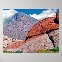 Parque de estado rojo del barranco de la roca 11'  poster