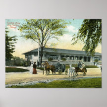 Parque de Garfield, vintage 1908 de Chicago Poster