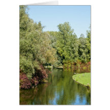 Parque de Rheinaue en Bonn Tarjetón