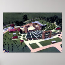 Parque de Swope del teatro de la luz de las estrel Poster
