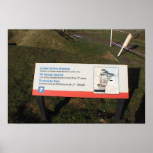 Parque de Terranova, línea de frente alemana Poster
