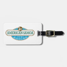 Parque nacional de American Samoa Etiqueta Para Maleta