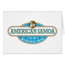 Parque nacional de American Samoa Tarjetas